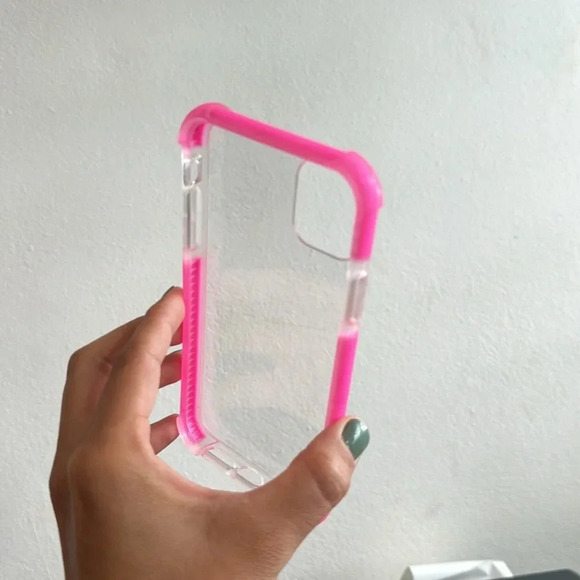 Clear Pink Bumper Case for iPhone 11 (6.1") - Picture 5 of 6